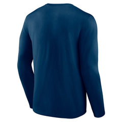 Seattle Kraken Fanatics Authentic Pro Primary Long Sleeve T-Shirt - Deep Sea Blue | US 5103603
