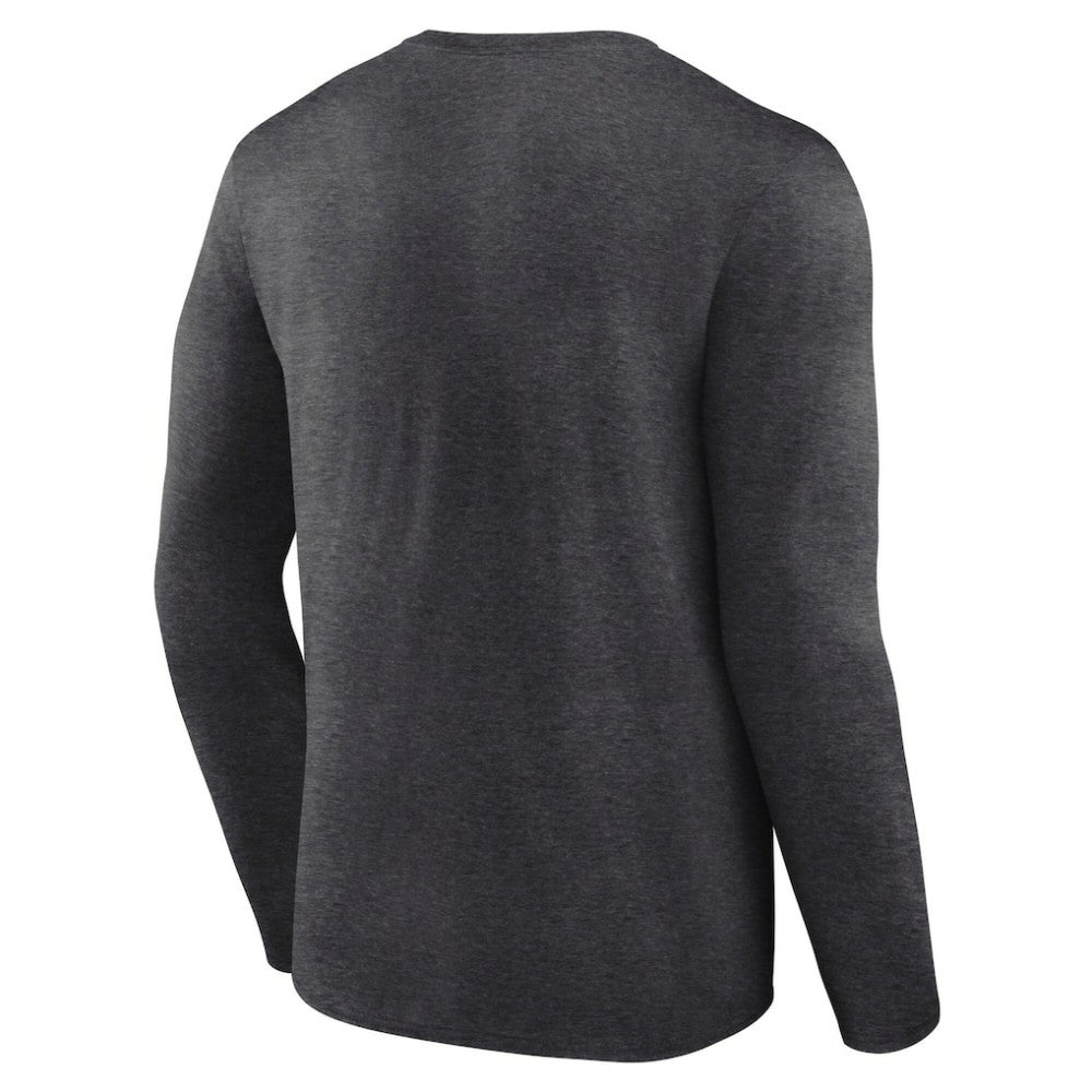 Seattle Kraken Fanatics Authentic Pro Secondary Long Sleeve T-Shirt - Heather Charcoal | US 5103677