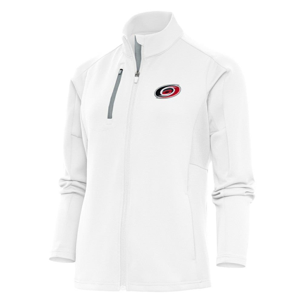 Carolina Hurricanes Antigua Women's Team Logo Generation Full-Zip Jacket - White | US 5104524