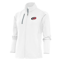 Carolina Hurricanes Antigua Women's Team Logo Generation Full-Zip Jacket - White | US 5104524