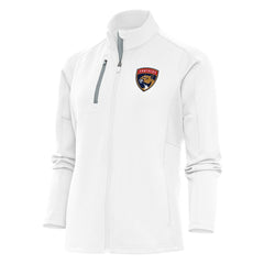 Florida Panthers Antigua Women's Team Logo Generation Full-Zip Jacket - White | US 5104543