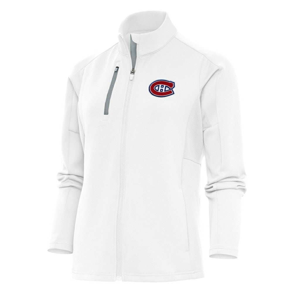 Montreal Canadiens Antigua Women's Team Logo Generation Full-Zip Jacket - White | US 5104551