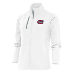 Montreal Canadiens Antigua Women's Team Logo Generation Full-Zip Jacket - White | US 5104551