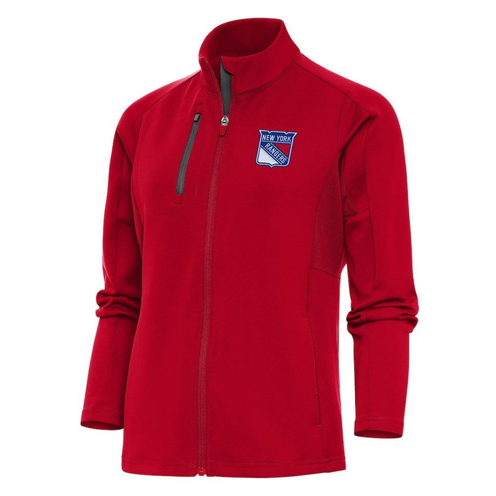 New York Rangers Antigua Women's Team Logo Generation Full-Zip Jacket - Red | US 5104561