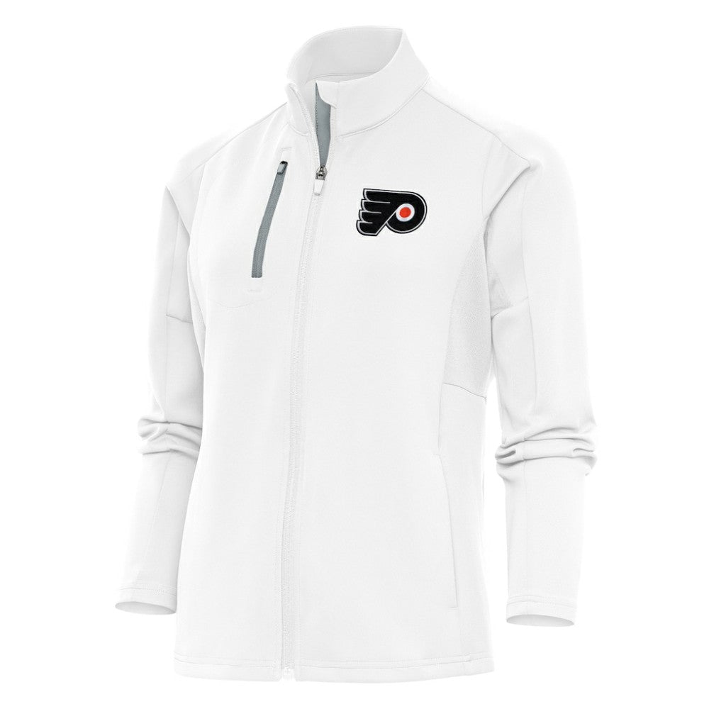 Philadelphia Flyers Antigua Women's Team Logo Generation Full-Zip Jacket - White | US 5104568