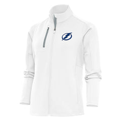 Tampa Bay Lightning Antigua Women's Team Logo Generation Full-Zip Jacket - White | US 5104580