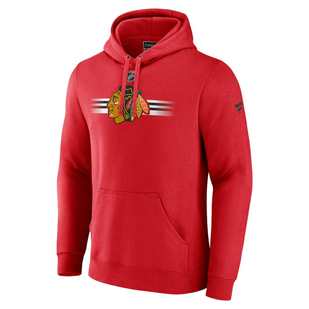 Chicago Blackhawks Fanatics Authentic Pro Secondary Pullover Hoodie - Red | US 5104905
