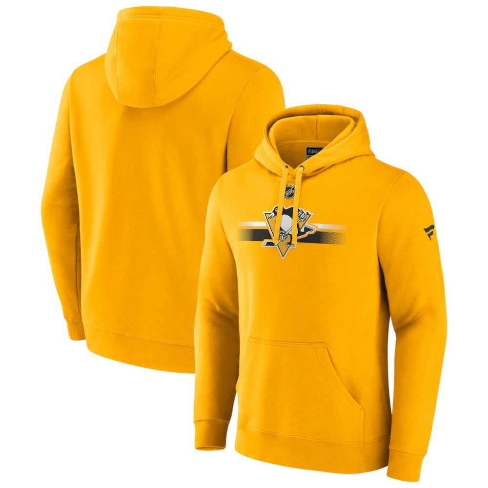 Pittsburgh Penguins Fanatics Authentic Pro Secondary Pullover Hoodie - Gold | US 5104922