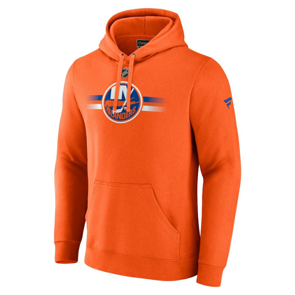New York Islanders Fanatics Authentic Pro Secondary Pullover Hoodie - Orange | US 5104977