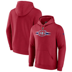 Montreal Canadiens Fanatics Authentic Pro Secondary Pullover Hoodie - Red | US 5104990
