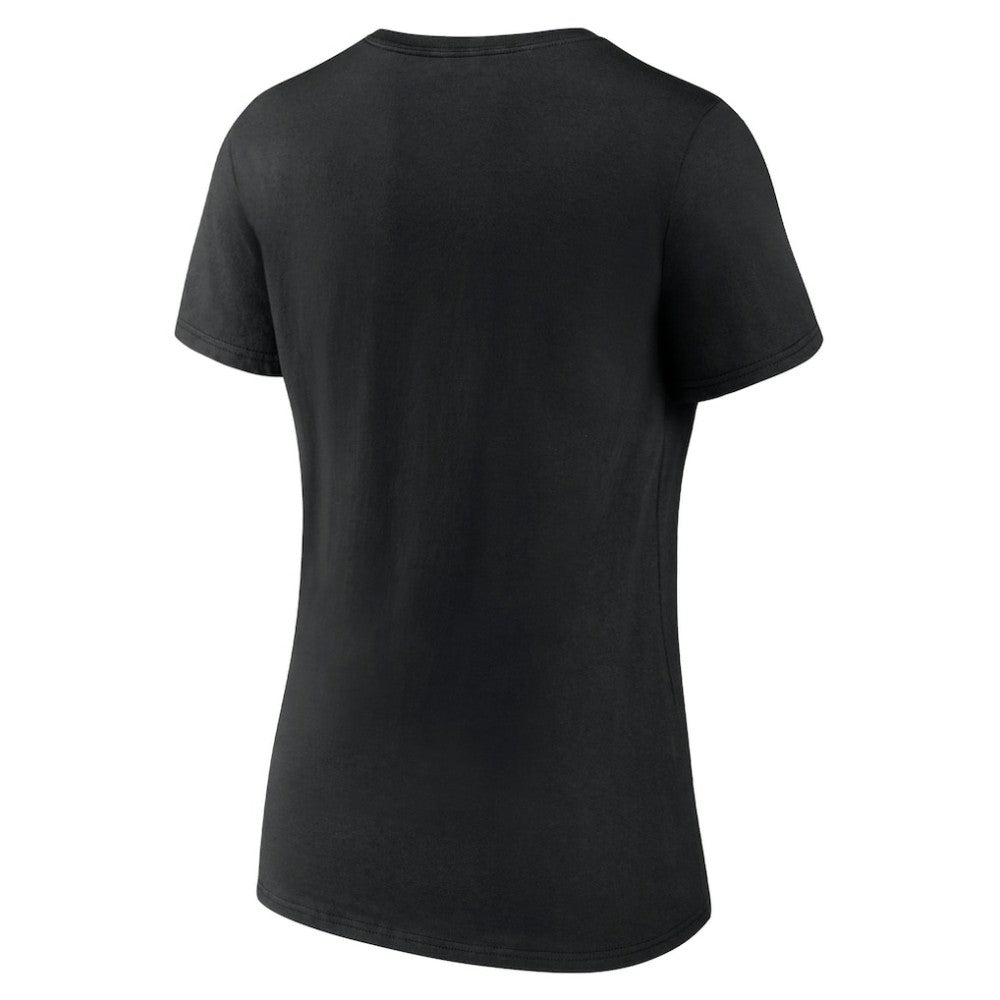 Pittsburgh Penguins Fanatics Women's Authentic Pro V-Neck T-Shirt - Black | US 5105366