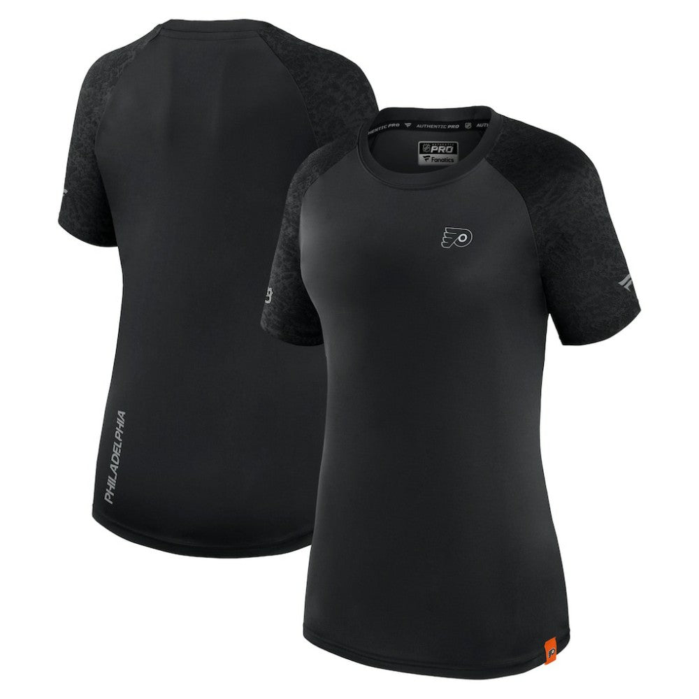 Philadelphia Flyers Fanatics Women's Authentic Pro Tech T-Shirt - Black | US 5105759