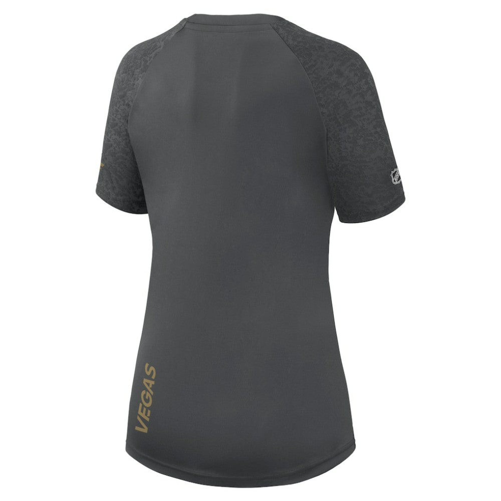 Vegas Golden Knights Fanatics Women's Authentic Pro Tech T-Shirt - Gray | US 5105771