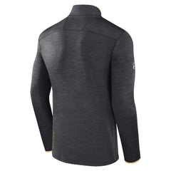 Boston Bruins Fanatics Authentic Pro Quarter-Zip Pullover Top - Heather Charcoal | US 5105859