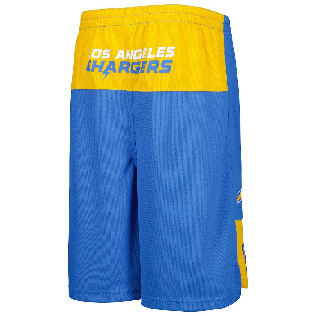Justin Herbert Los Angeles Chargers Youth Player Name & Number Shorts - Powder Blue Shorts