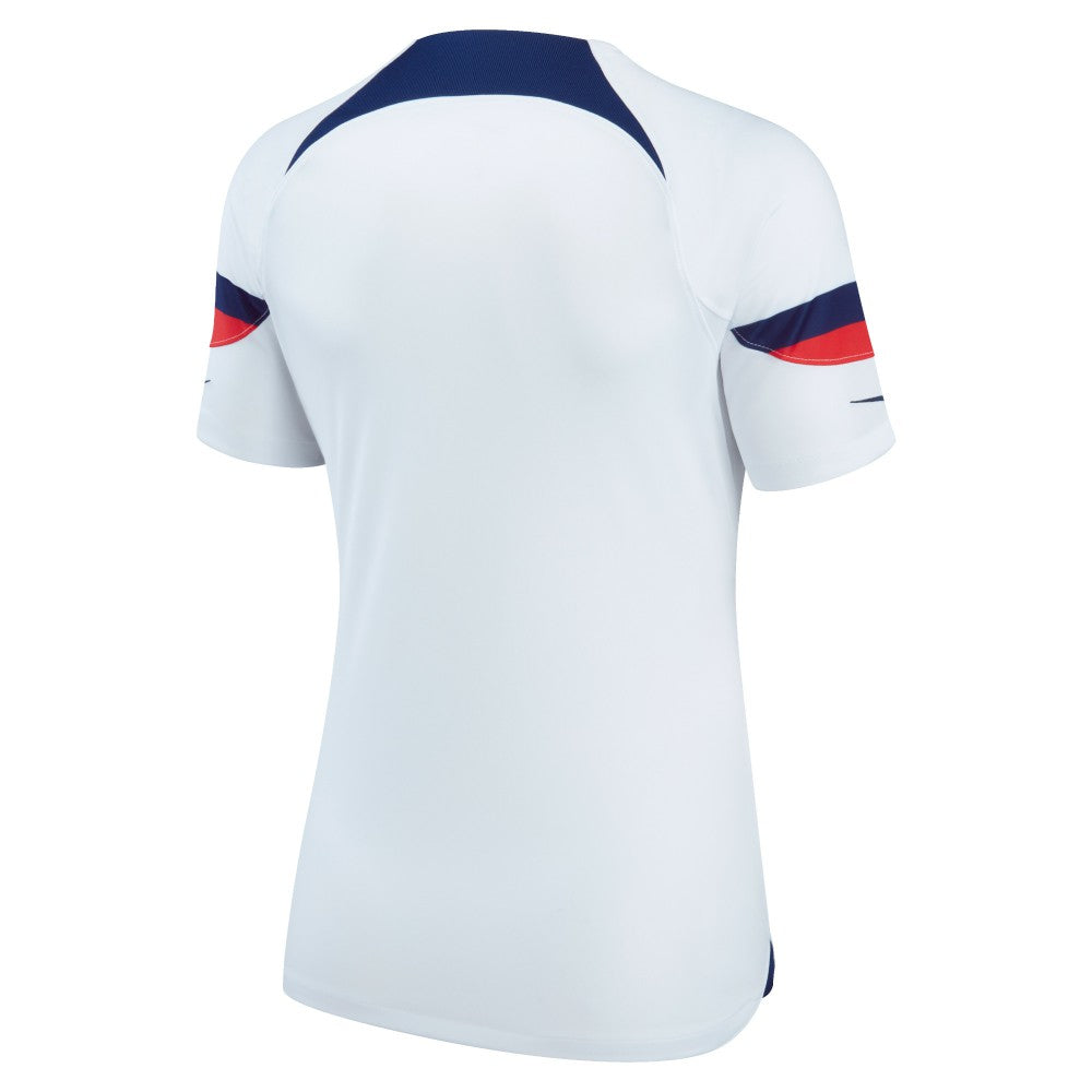USMNT Women's 2022/23 Home Breathe Stadium Replica Blank Jersey White - Nike