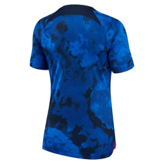 USMNT Women's 2022/23 Away Breathe Stadium Replica Blank Jersey Blue - Nike for sale