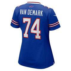Ryan Van Demark Buffalo Bills Women's Game Player Jersey - Royal Jerseys
