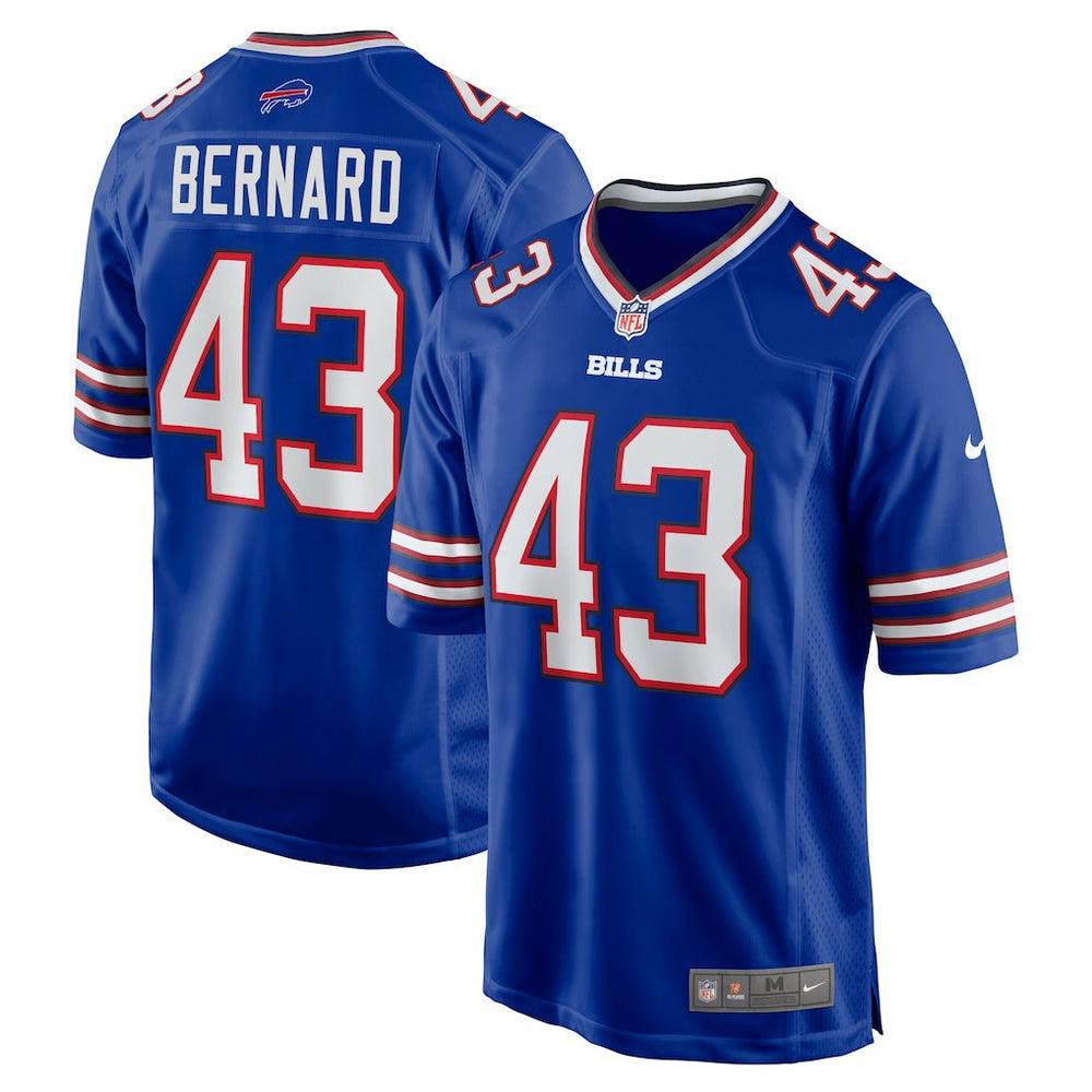 Terrel Bernard Buffalo Bills Game Player Jersey - Royal Jerseys