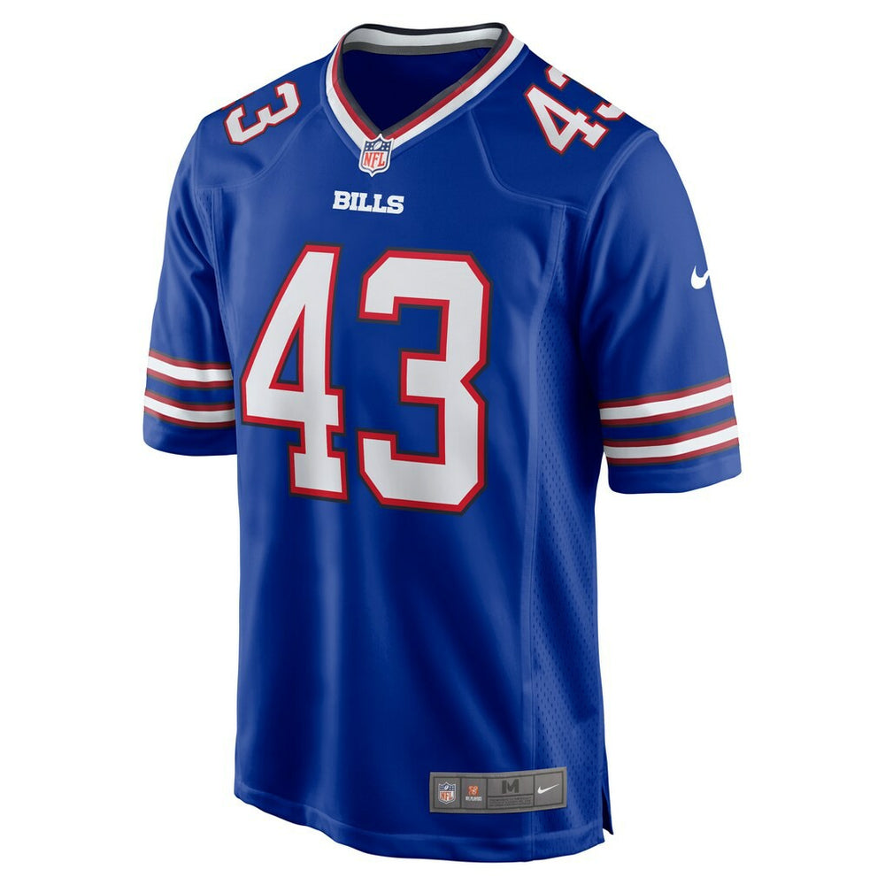 Terrel Bernard Buffalo Bills Game Player Jersey - Royal Jerseys