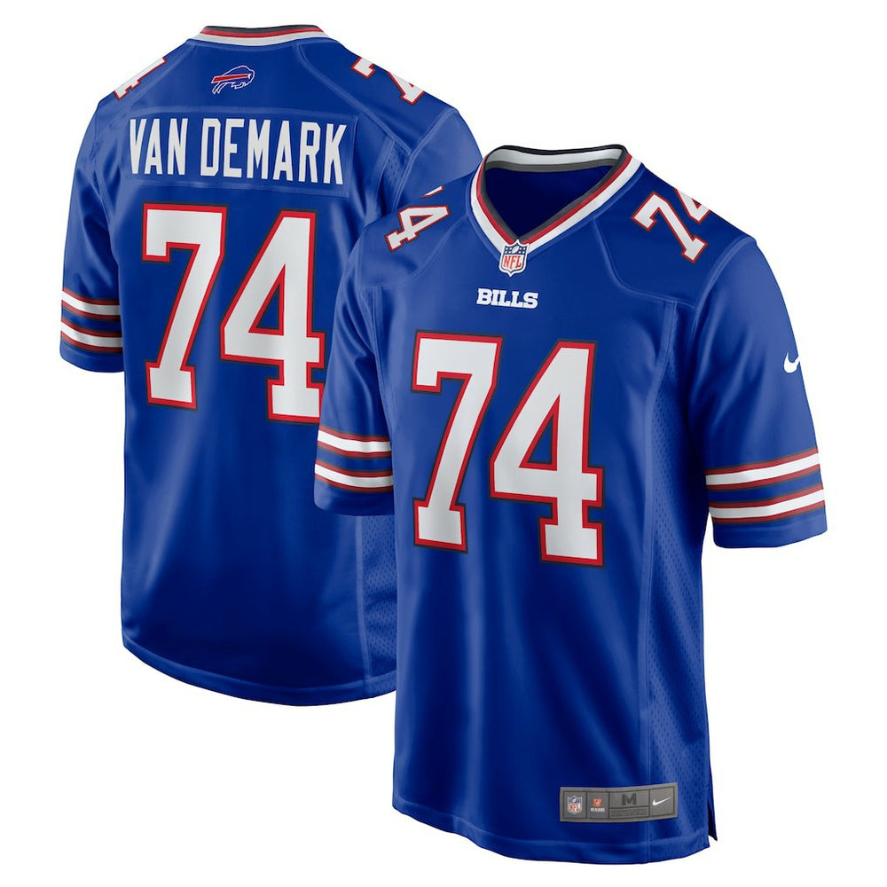 Ryan Van Demark Buffalo Bills Game Player Jersey - Royal Jerseys