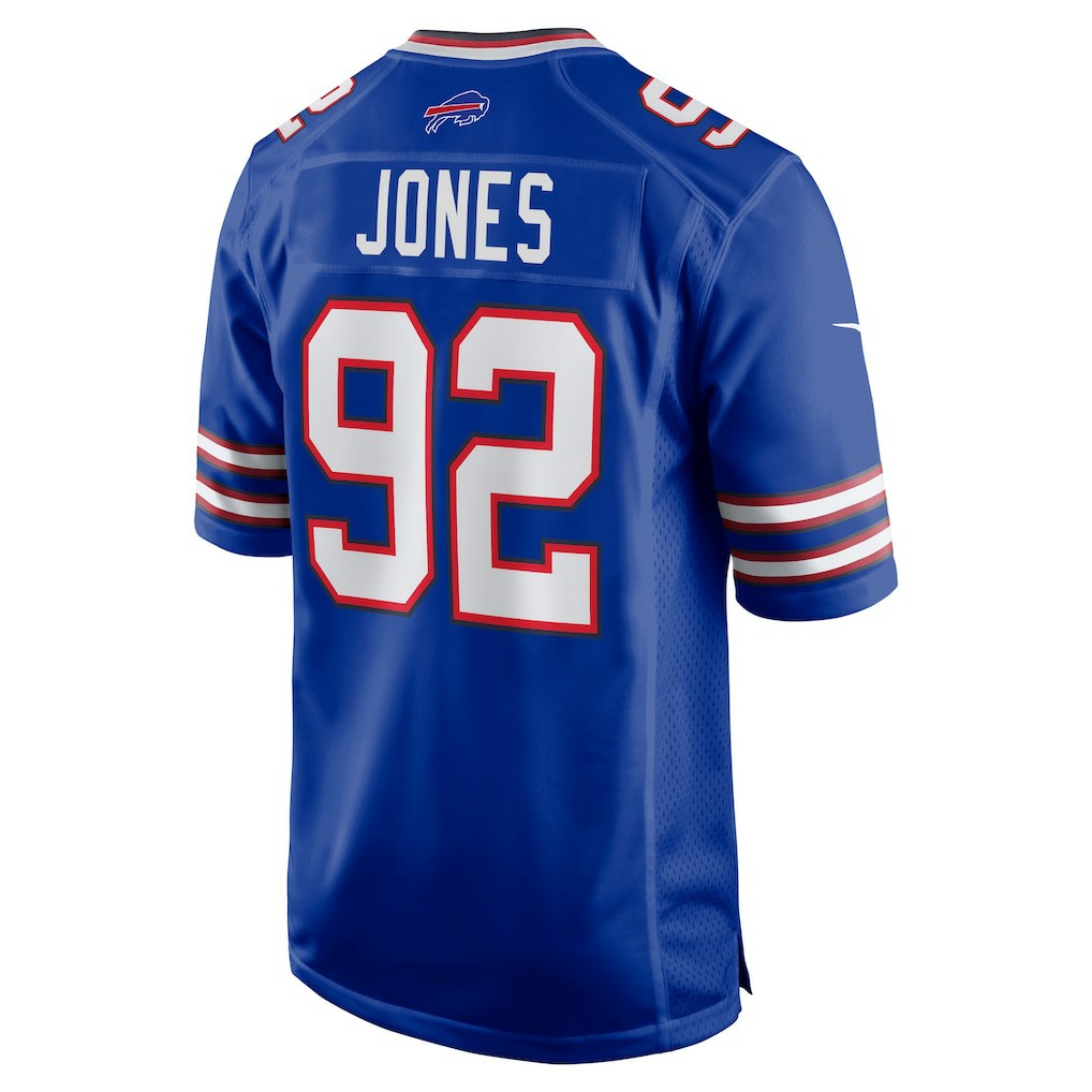 DaQuan Jones Buffalo Bills Game Player Jersey - Royal Jerseys
