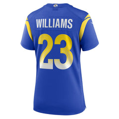 Kyren Williams Los Angeles Rams Women's Game Player Jersey - Royal Jerseys