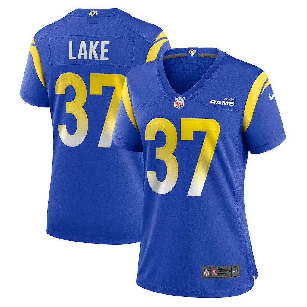 Quentin Lake Los Angeles Rams Women's Game Player Jersey - Royal Jerseys