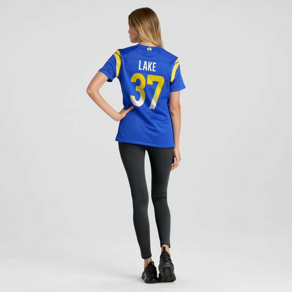 Quentin Lake Los Angeles Rams Women's Game Player Jersey - Royal Jerseys