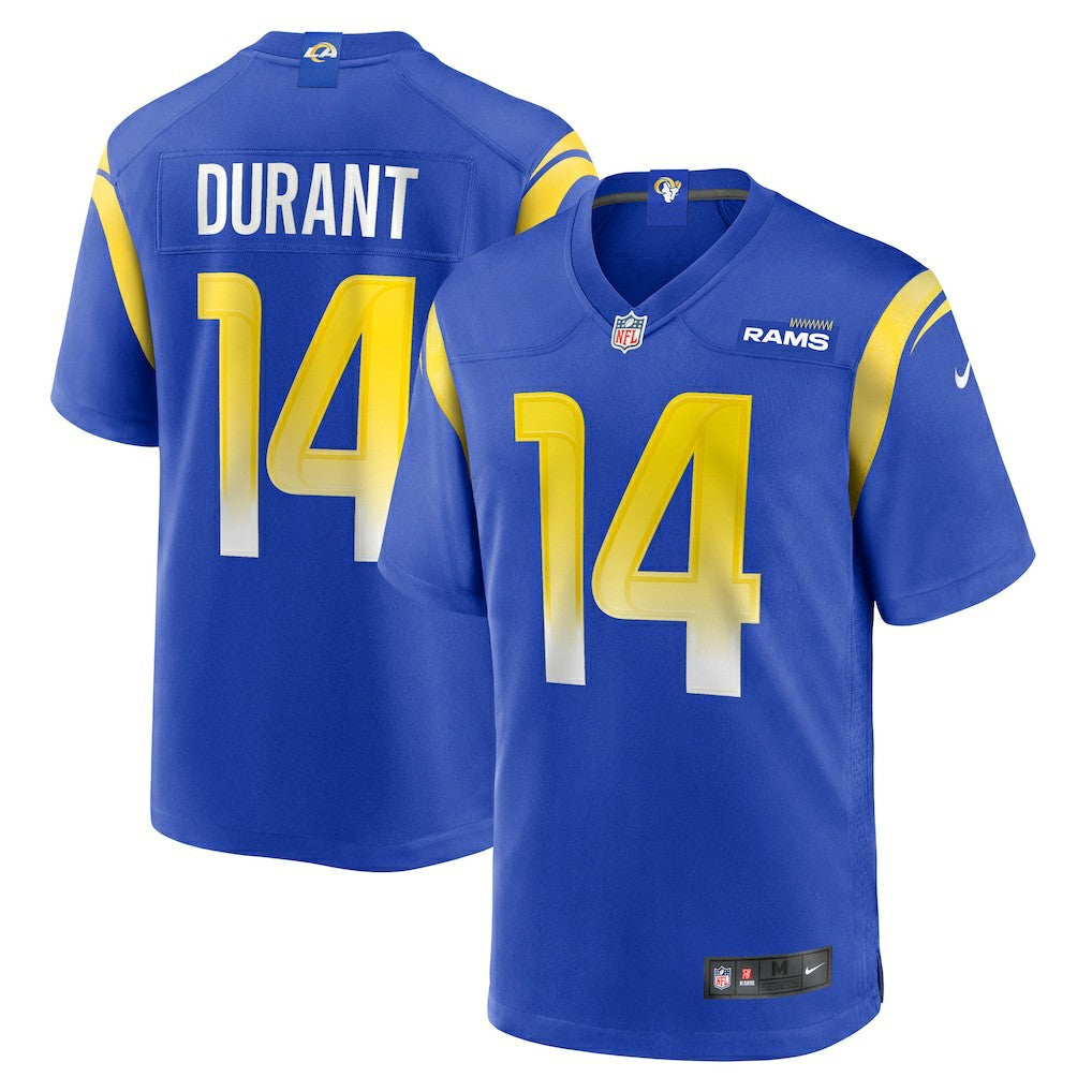 Cobie Durant Los Angeles Rams Game Player Jersey - Royal Jerseys