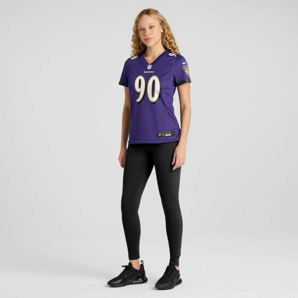 David Ojabo Baltimore Ravens Women's Game Player Jersey - Purple Jerseys
