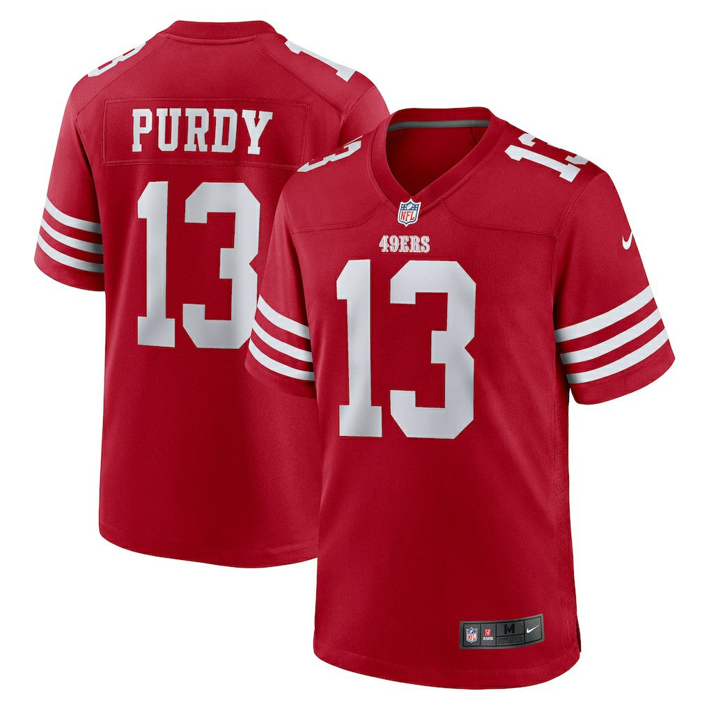 Brock Purdy San Francisco 49ers Game Player Jersey - Scarlet Jerseys