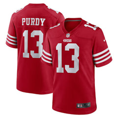 Brock Purdy San Francisco 49ers Game Player Jersey - Scarlet Jerseys