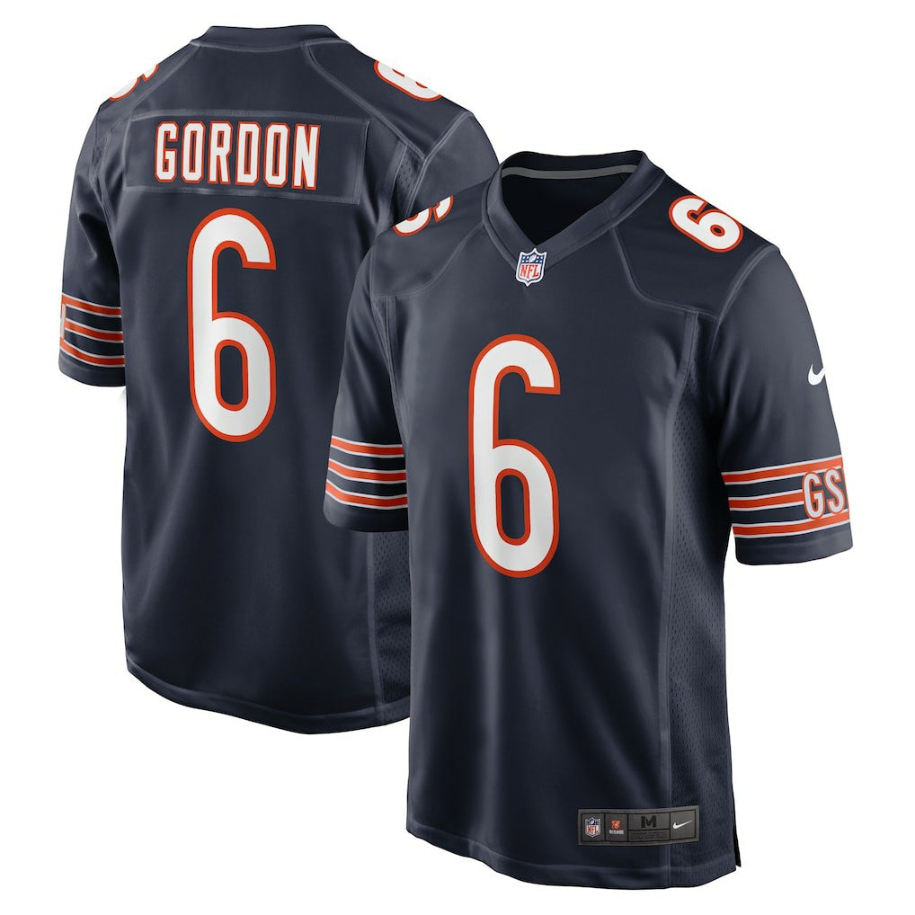 Kyler Gordon Chicago Bears Game Player Jersey - Navy Jerseys