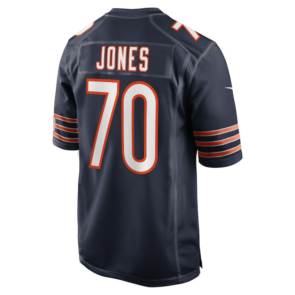 Braxton Jones Chicago Bears Game Player Jersey - Navy Jerseys