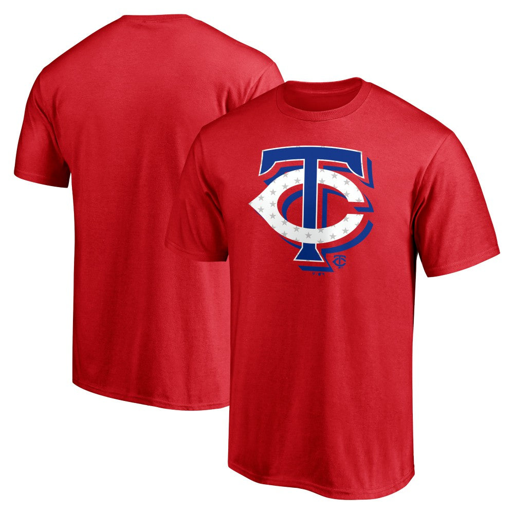 Minnesota Twins Red White and Team T-Shirt - Red T-shirts