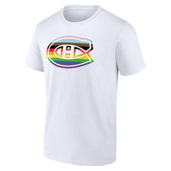 Montreal Canadiens Team Pride Logo T-Shirt - White | US 5111662