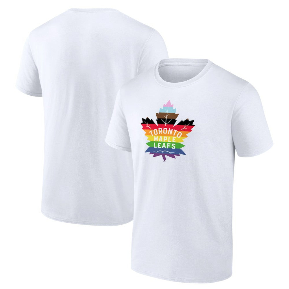 Toronto Maple Leafs Team Pride Logo T-Shirt - White | US 5111721