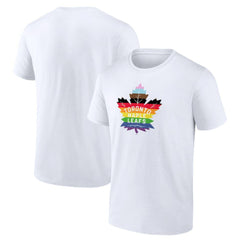 Toronto Maple Leafs Team Pride Logo T-Shirt - White | US 5111721
