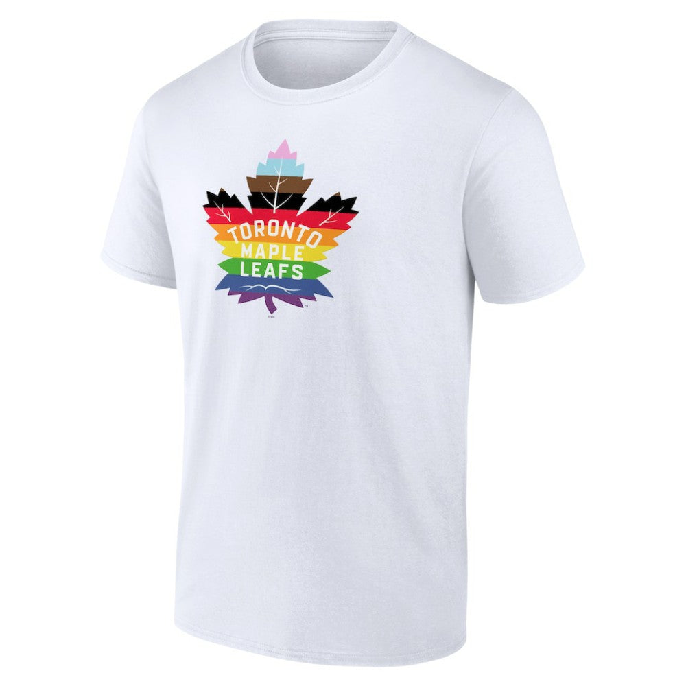 Toronto Maple Leafs Team Pride Logo T-Shirt - White | US 5111721