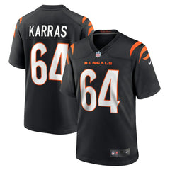 Ted Karras Cincinnati Bengals Game Player Jersey - Black Jerseys
