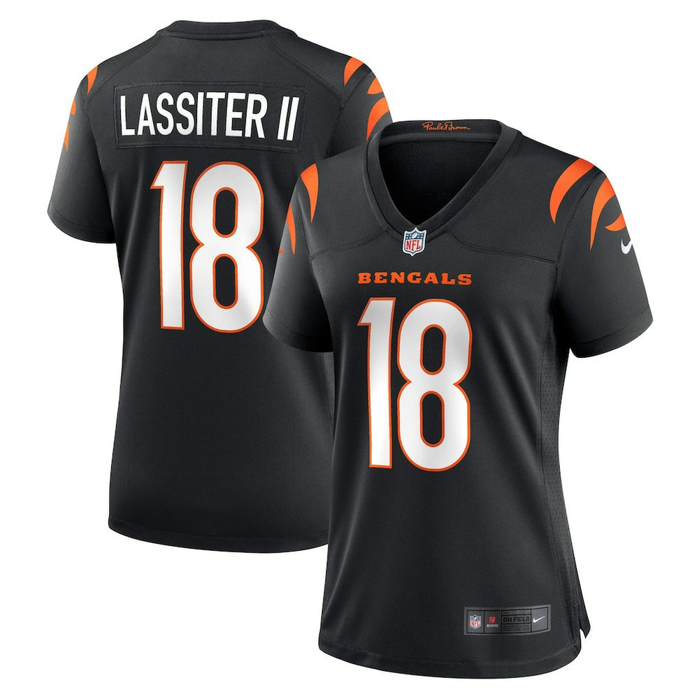 Kwamie Lassiter II Cincinnati Bengals Women's Game Player Jersey - Black Jerseys