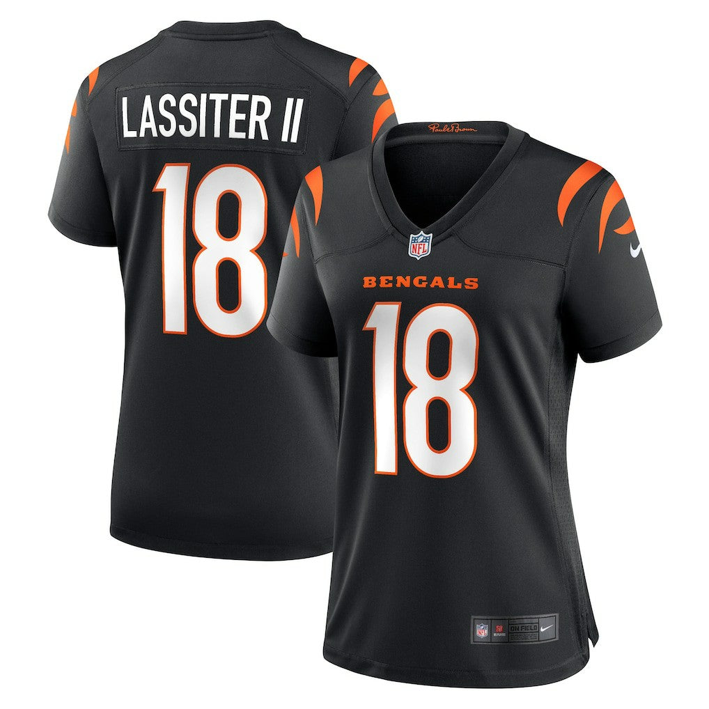 Kwamie Lassiter II Cincinnati Bengals Women's Game Player Jersey - Black Jerseys