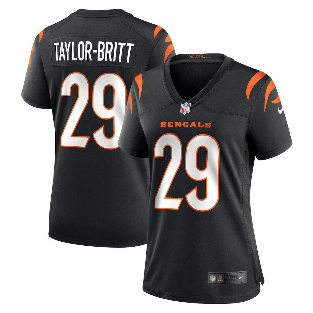 Cam Taylor-Britt Cincinnati Bengals Women's Game Player Jersey - Black Jerseys