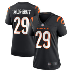 Cam Taylor-Britt Cincinnati Bengals Women's Game Player Jersey - Black Jerseys
