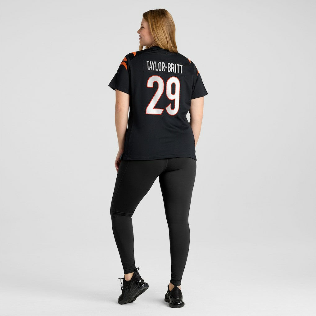 Cam Taylor-Britt Cincinnati Bengals Women's Game Player Jersey - Black Jerseys