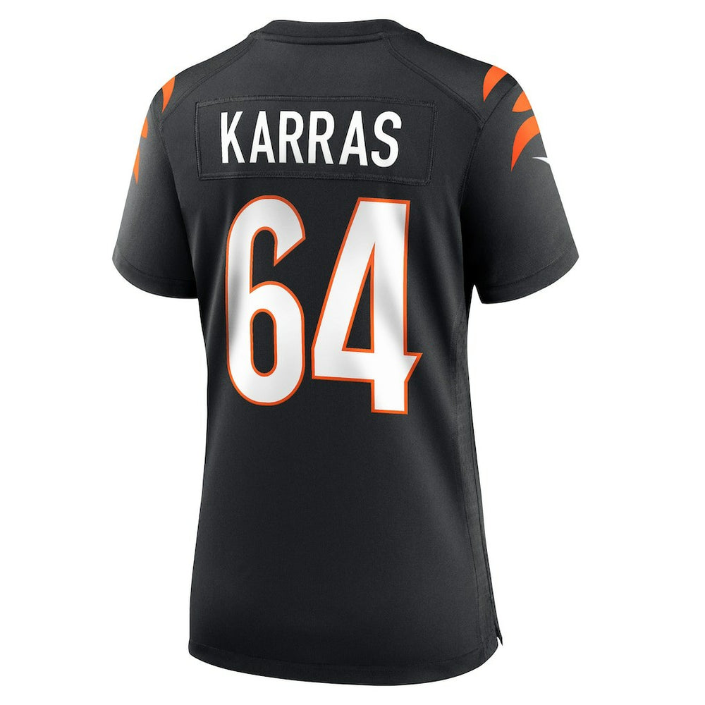 Ted Karras Cincinnati Bengals Women's Game Player Jersey - Black Jerseys