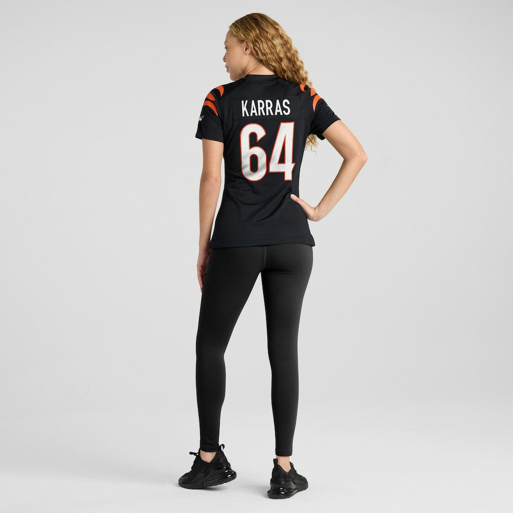 Ted Karras Cincinnati Bengals Women's Game Player Jersey - Black Jerseys