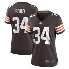 Jerome Ford Cleveland Browns Women's Game Player Jersey - Brown Jerseys