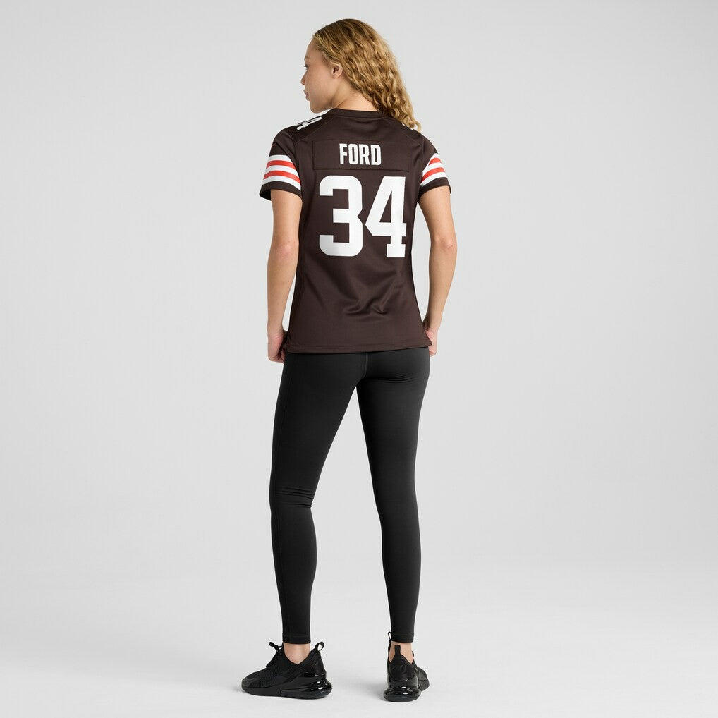 Jerome Ford Cleveland Browns Women's Game Player Jersey - Brown Jerseys